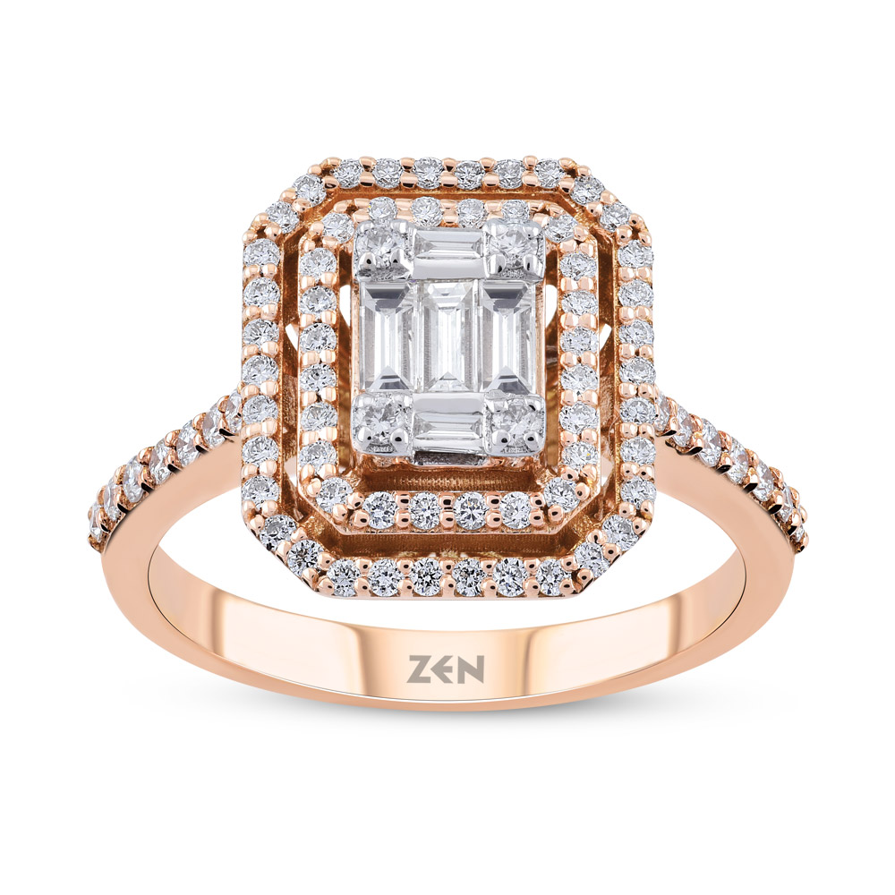 0,62ct Baguette Diamond Ring 